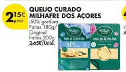 Pingo Doce Queijo Curado Milhafre dos Açores promoção