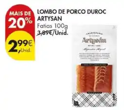 Pingo Doce Lombo de Porco Duroc Artysan promoção