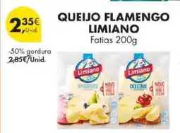 Pingo Doce Queijo Flamengo Limiano Fatias 200g promoção