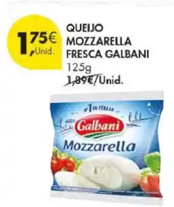 Pingo Doce Queijo Mozzarella Fresca Galbani promoção