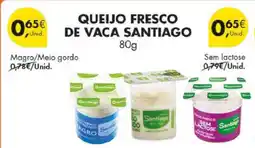 Pingo Doce Queijo Fresco de Vaca Santiago promoção