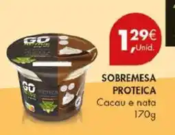 Pingo Doce Sobremesa Proteica Cacau e nata promoção