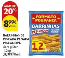 Pingo Doce Barrinhas de Pescada Panada Pescanova promoção