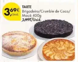 Pingo Doce TARTE promoção