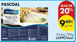 Pingo Doce Pascoal Postas 700g promoção