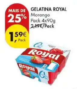 Pingo Doce GELATINA ROYAL Morango promoção