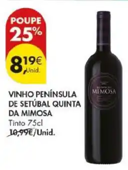 Pingo Doce Vinho Península de Setúbal Quinta da Mimosa promoção