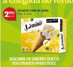 Pingo Doce Gelados Cone de Limão promoção
