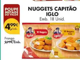 Pingo Doce Nuggets Capitão Iglo promoção