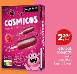 Pingo Doce Gelados Cósmicos promoção