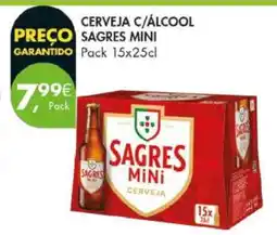 Pingo Doce CERVEJA C/ ÁLCOOL SAGRES MINI promoção