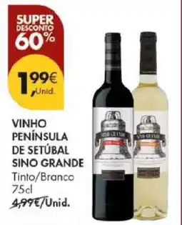 Pingo Doce VINHO PENÍNSULA DE SETÚBAL SINO GRANDE promoção