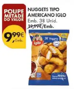 Pingo Doce Nuggets Tipo Americano Iglo promoção