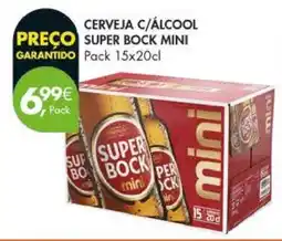 Pingo Doce CERVEJA C/ALCOOL SUPER BOCK MINI promoção