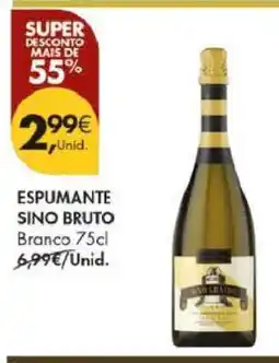 Pingo Doce ESPUMANTE SINO BRUTO Branco 75cl promoção