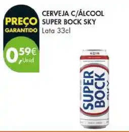 Pingo Doce CERVEJA C/ ÁLCOOL SUPER BOCK SKY promoção