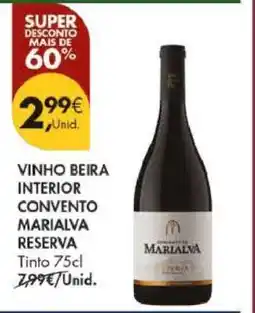 Pingo Doce Vinho Beira Interior Convento Marialva Reserva promoção