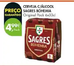 Pingo Doce CERVEJA C/ ÁLCOOL SAGRES BOHEMIA promoção