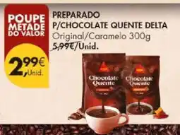 Pingo Doce Preparado P/Chocolate Quente Delta promoção