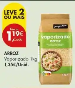 Pingo Doce ARROZ Vaporizado 1kg promoção