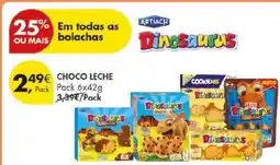 Pingo Doce CHOCO LECHE Pack 6x42g promoção