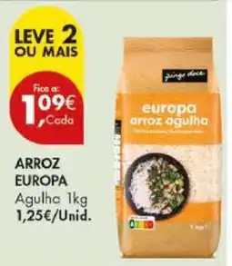 Pingo Doce Arroz Europa Agulha 1kg promoção