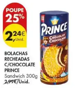 Pingo Doce Bolachas Recheadas c/Chocolate Prince promoção