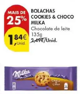 Pingo Doce Bolachas Cookies & Choco Milka promoção