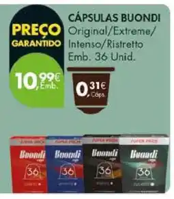Pingo Doce Cápsulas Buondi promoção