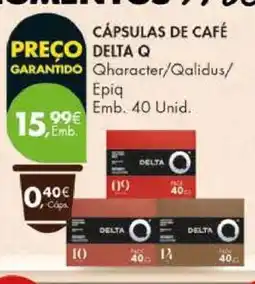 Pingo Doce Cápsulas de Café Delta Q promoção