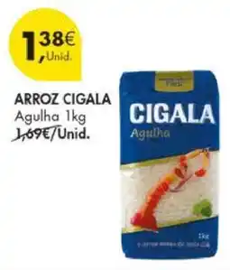 Pingo Doce ARROZ CIGALA Agulha 1kg promoção