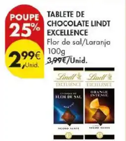 Pingo Doce Tablete de Chocolate Lindt Excellence promoção