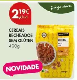 Pingo Doce Cereais Recheados Sem Glúten promoção