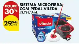 Pingo Doce Sistema Microfibra com Pedal Vileda promoção