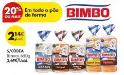 Pingo Doce Bimbo Pão de Forma promoção