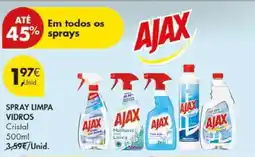 Pingo Doce SPRAY LIMPA VIDROS Cristal 500ml promoção