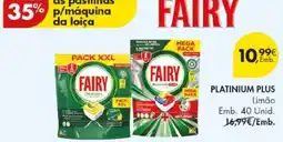 Pingo Doce FAIRY PLATINIUM PLUS promoção