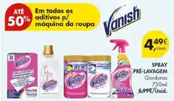 Pingo Doce Vanish Spray Pré-Lavagem promoção
