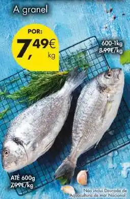 Pingo Doce Peixe Dourada promoção