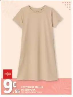 E.Leclerc Vestido de Malha de Senhora promoção