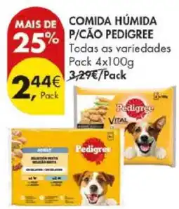 Pingo Doce Comida Húmida P/Cão Pedigree promoção