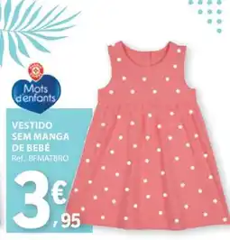 E.Leclerc Vestido sem manga de bebê promoção