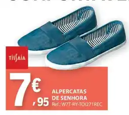 E.Leclerc Alpercatas de Senhora promoção