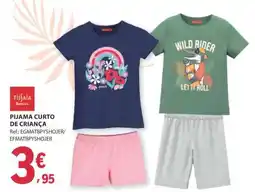 E.Leclerc Pijama Curto de Criança promoção