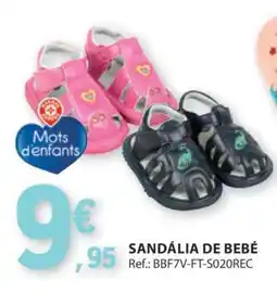 E.Leclerc SANDÁLIA DE BEBÉ promoção