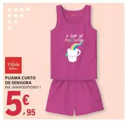 E.Leclerc Pijama Curto de Senhora promoção