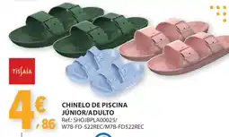 E.Leclerc Chinelo de Piscina Júnior/Adulto promoção