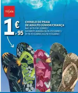 E.Leclerc Chinelo de Praia de Adulto/Júnior/Criança promoção