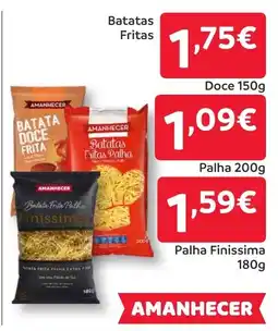 Amanhecer Batatas Fritas Doce promoção
