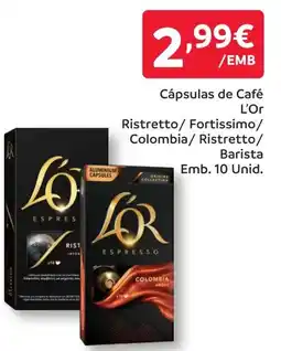 Amanhecer Cápsulas de Café L'Or Ristretto/ Fortissimo/ Colombia/ Ristretto/ Barista promoção